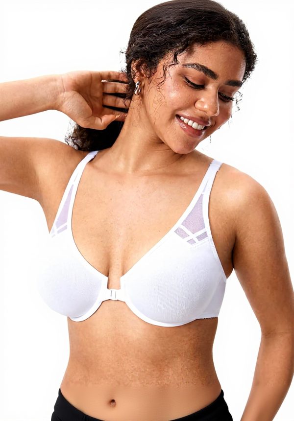 Soutien-gorge sport femme DELIMIRA fermeture devant