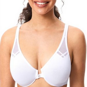 Soutien-gorge sport femme DELIMIRA fermeture devant