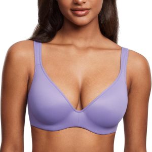 Soutien-gorge femme armature maintien T-shirt décolleté-0