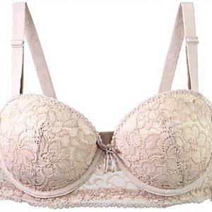 Soutien-gorge push-up armatures microfibre douce dentelle