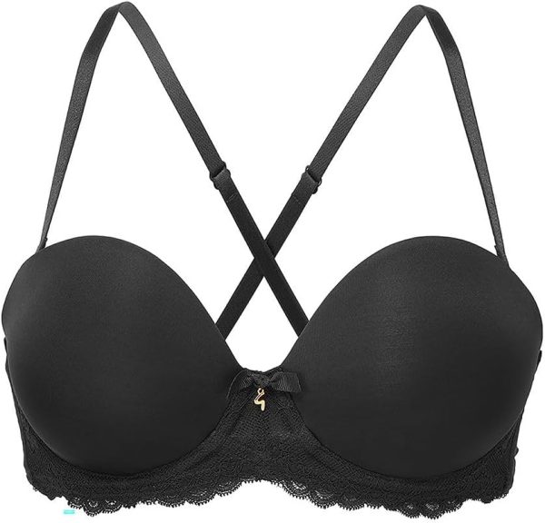 Soutien-gorge sans bretelles Gossard Superboost Lace Noir-6