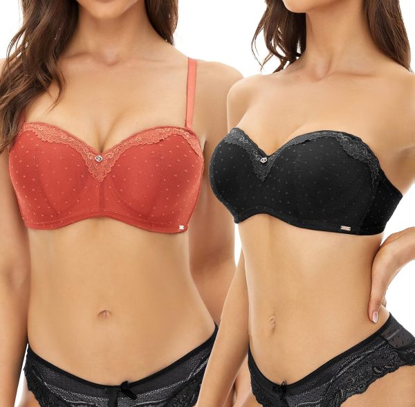 Soutien-gorge classique push-up dentelle SHEKINI bretelles-0