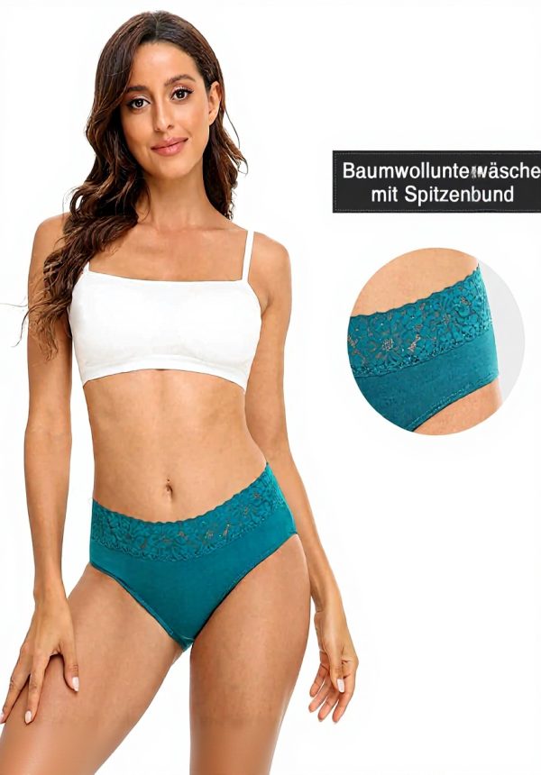 Culotte femme coton confort slips respirant Wealurre lot de