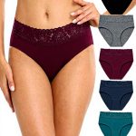 Culotte femme coton confort slips respirant Wealurre lot de
