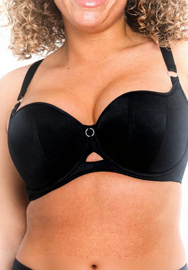 Soutien-gorge balconnet Curvy Kate Boost Me Up Noir