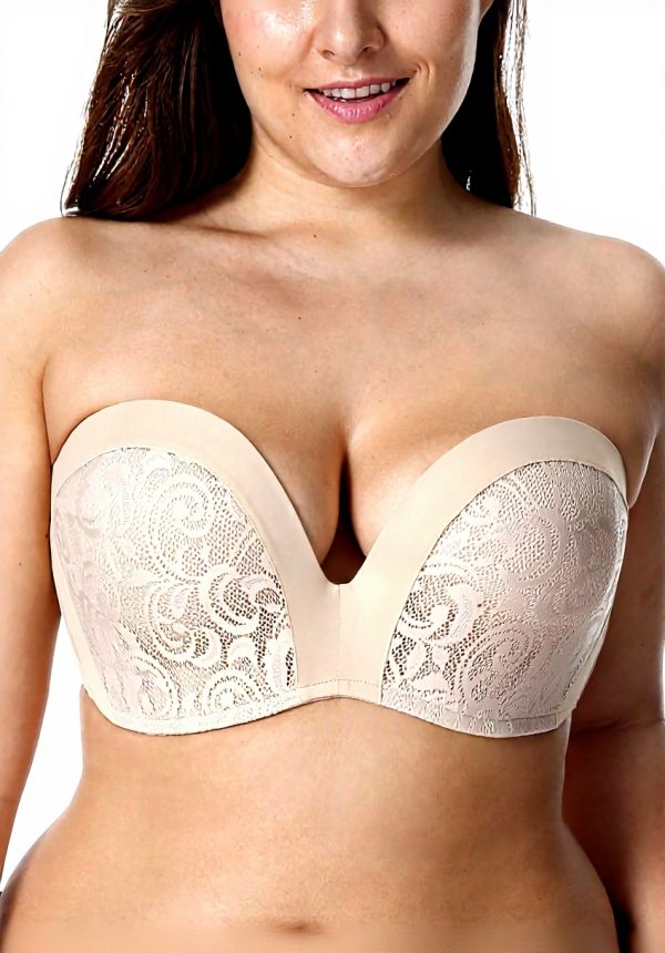 Soutien-gorge sans bretelles DELIMIRA push up bandeau