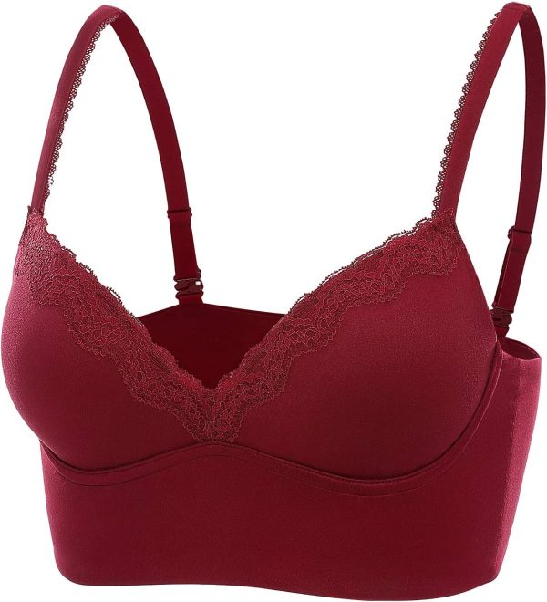 Soutien-gorge sans armatures push up DOBREVA dentelle-5