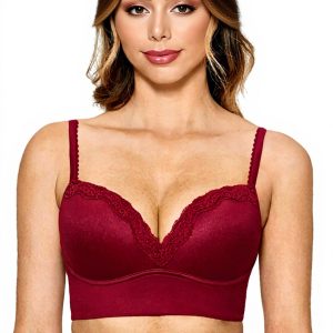 Soutien-gorge sans armatures push up DOBREVA dentelle