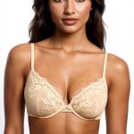Soutien-gorge dentelle transparent DOBREVA décolleté