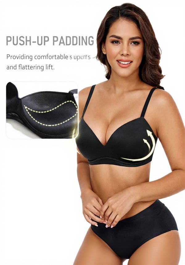DotVol Soutien-Gorge Push-Up Femme Confortable sans Armature