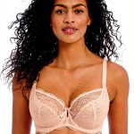 Freya Soutien-gorge dentelle plongeant dos bas naturel beige