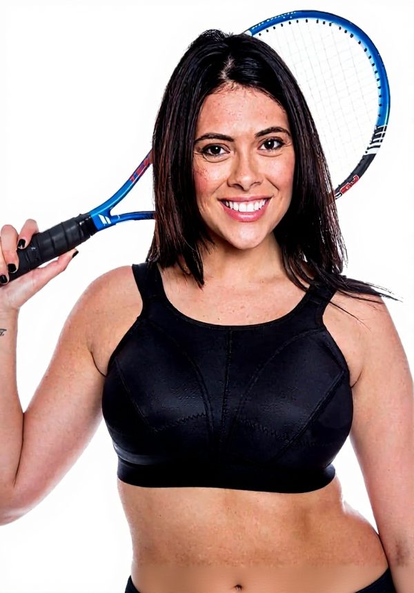 Soutien-gorge sport GEMM noir haute impact grande poitrine