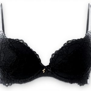 Soutien-gorge Gossard Superboost Plunge Noir Dentelle Femme