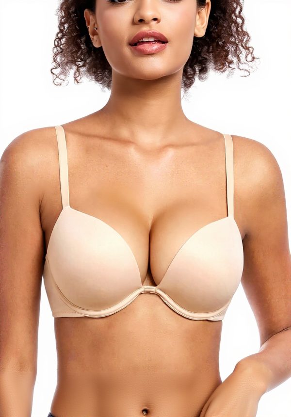 Soutien-gorge push-up Lemorosy rembourré armature décolleté
