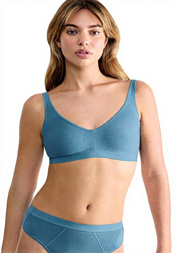 Sloggi Soutien-Gorge Femme Sans Armature Confort Noir