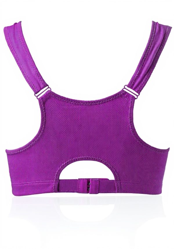 Soutien-gorge de sport zippé devant femme soutien élevé sans