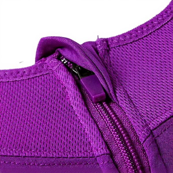 Soutien-gorge de sport zippé devant femme soutien élevé sans