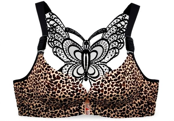 Soutien-gorge push-up sans armature fermeture devant femme