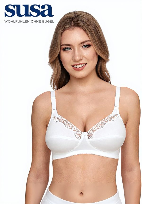 Susa Soutien-Gorge Femme Coton Doux Lingerie Confortable