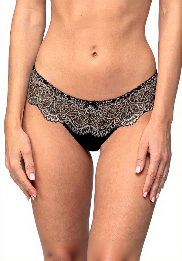 Culotte Wonderbra dentelle sexy lingerie femme noir