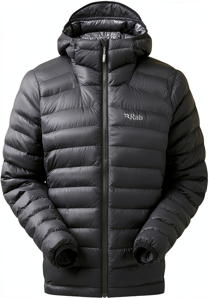 Veste Rab sans couture portée en randonnée montagnarde