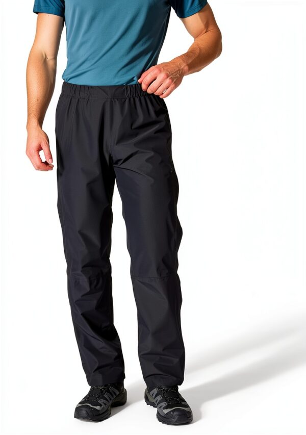 Pantalon de pluie homme imperméable léger randonnée urbaine-3