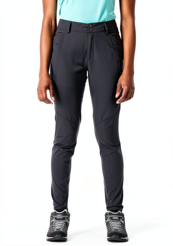 Rab Pantalon Softshell Léger Résistant à l'Eau Taille Slim-1