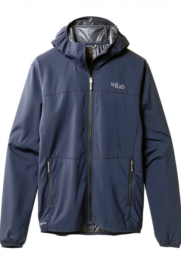 Veste coupe-vent Rab randonnée homme Pertex Quantum Bleu-0