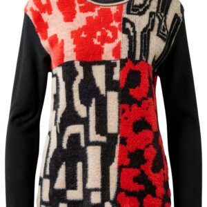 Pull patchwork Rabe artistique polyamide polyester femme-0
