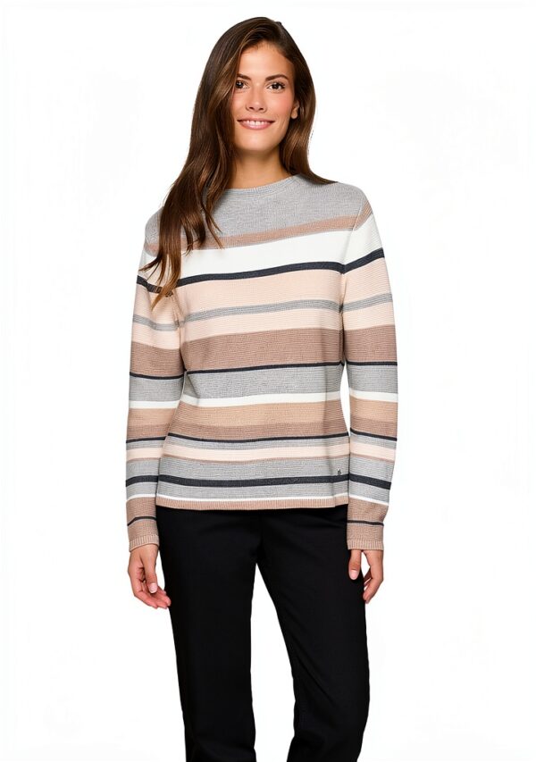 Pull Femme Rabe Acrylique Coton Manche Longue Coloris 40-2
