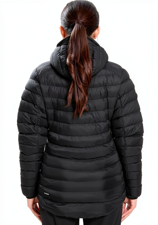 Veste sans couture Rab femme noir isolation Primaloft Silver-3