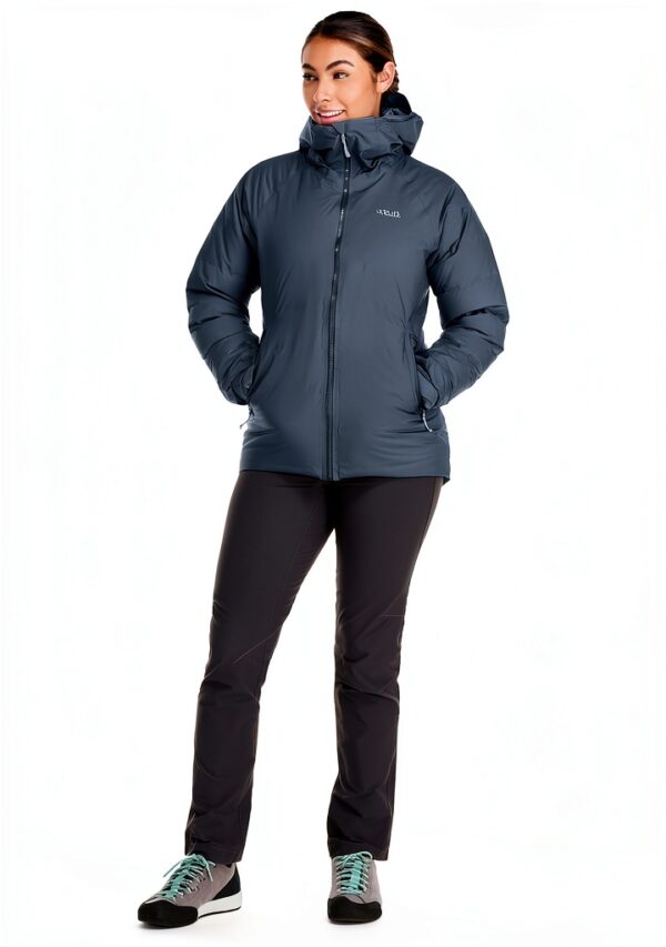 Veste RAB duvet imperméable Valiance femme montagne-3