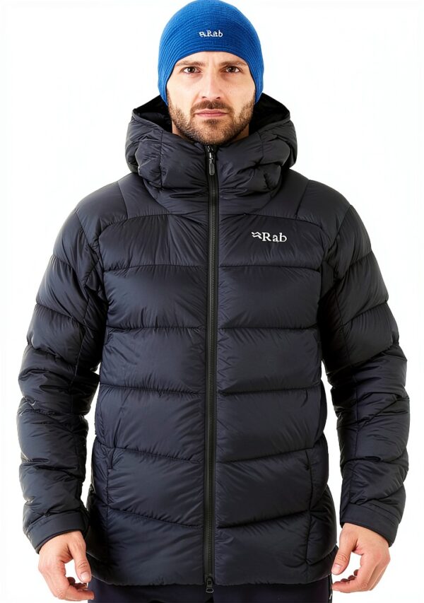 Doudoune Rab Pertex Légère Homme Hiver Outdoor Noir-2