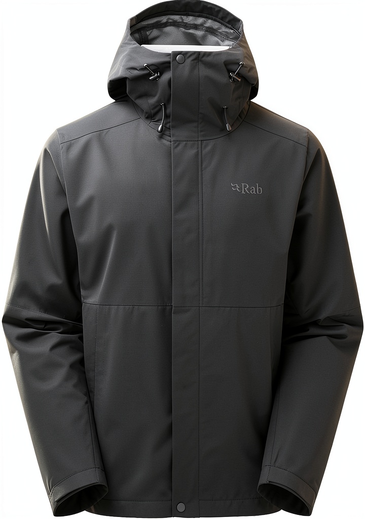 Veste Rab pour homme portée en randonnée en montagne