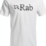 Rab Sketch T-shirt Homme Coton Coupe Droite Blanc-0