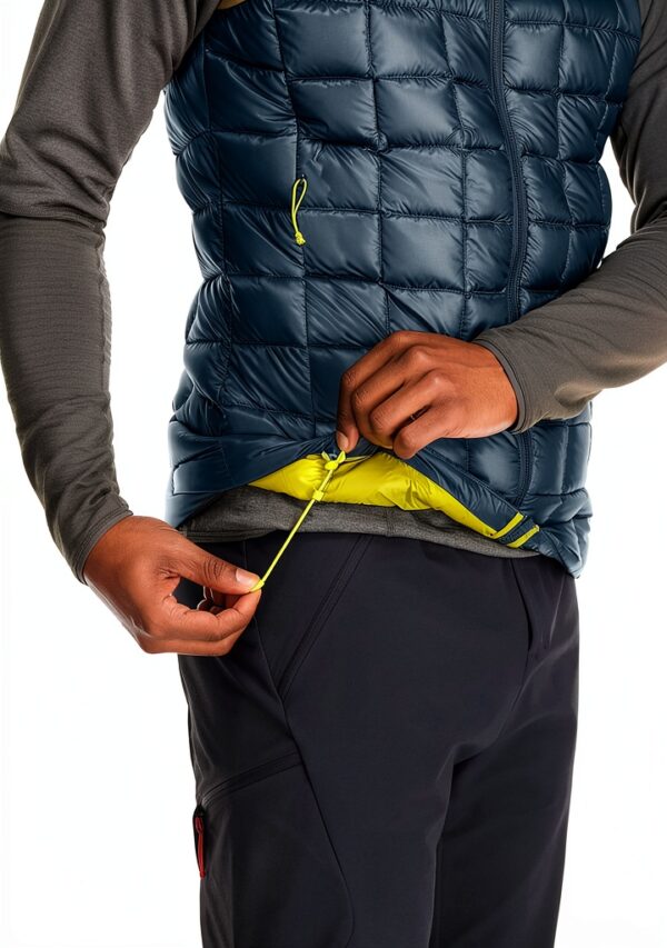 Gilet RAB sans manche fermeture éclair Orion Bleu homme-5