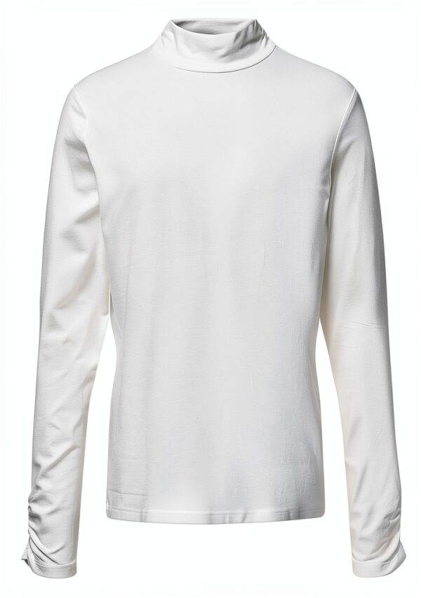 T-shirt Rabe Femme Viscose Élasthanne Manches 3/4 Blanc-1