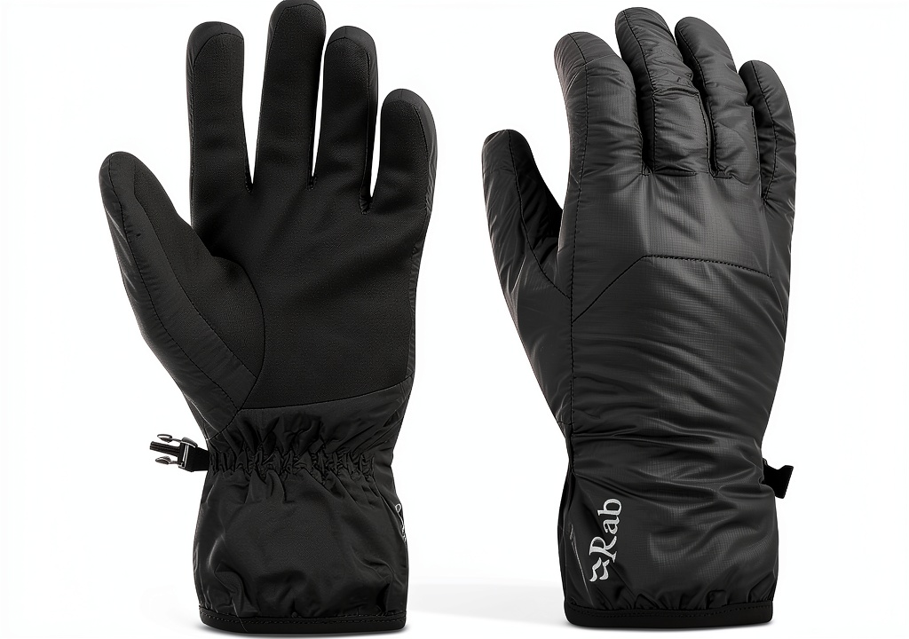 Installing Rab Masque de ski QAH-39 Noir Taille M Pertex Quantum Compact on a wooden desk