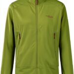 Rab Softshell Homme Ultra Léger Coupe-Vent Respirant QWS-41-ASG-M-0