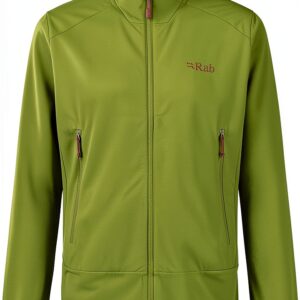 Rab Softshell Homme Ultra Léger Coupe-Vent Respirant QWS-41-ASG-M-0
