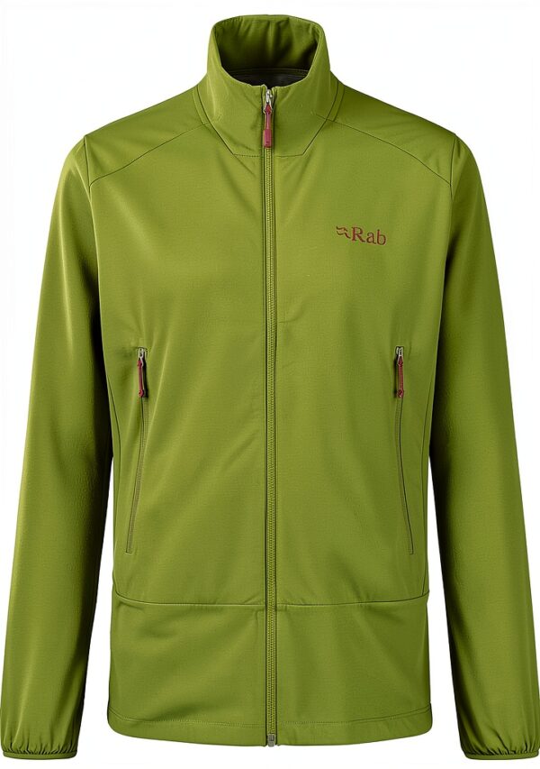 Rab Softshell Homme Ultra Léger Coupe-Vent Respirant QWS-41-ASG-M-0