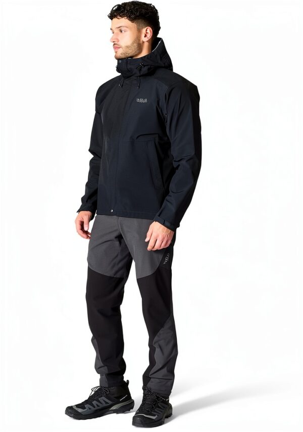 Rab Homme Firewall Veste M – Veste coupe-pluie Pertex Shield 20000mm-3