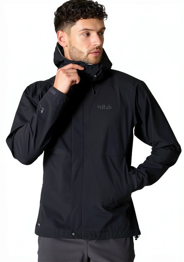 Rab Homme Firewall Veste M – Veste coupe-pluie Pertex Shield 20000mm-5