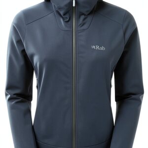 Rab Borealis Veste à capuche – Softshell hydrofuge Bleu tempête XL-0