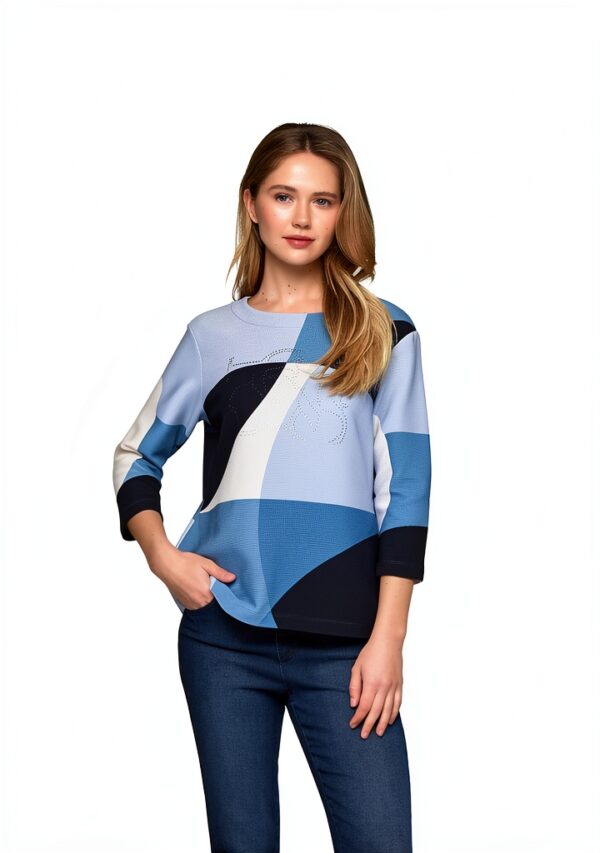 Rabe T-shirt bleu clair-2