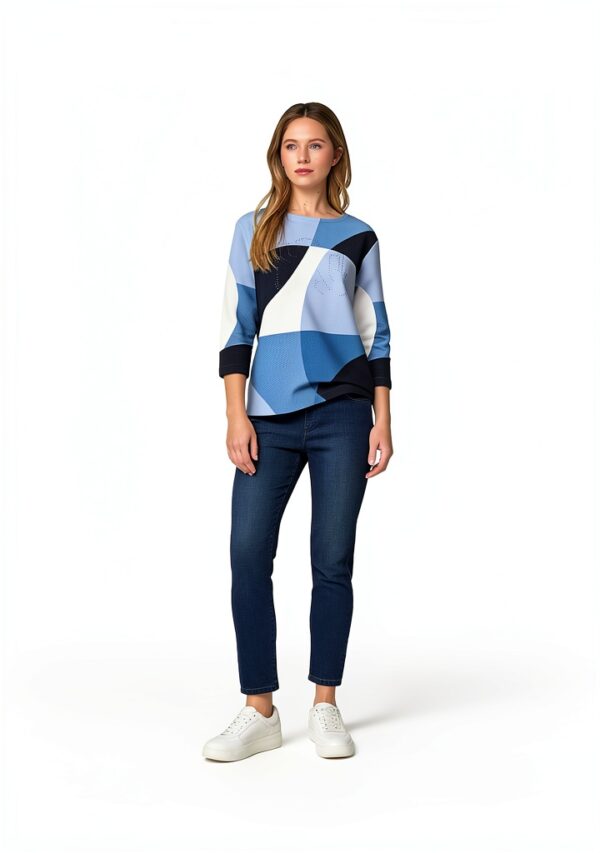 Rabe T-shirt bleu clair-1