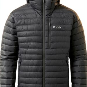 Doudoune Alpine Rab pour homme, capuche, duvet 700, noir XL-0