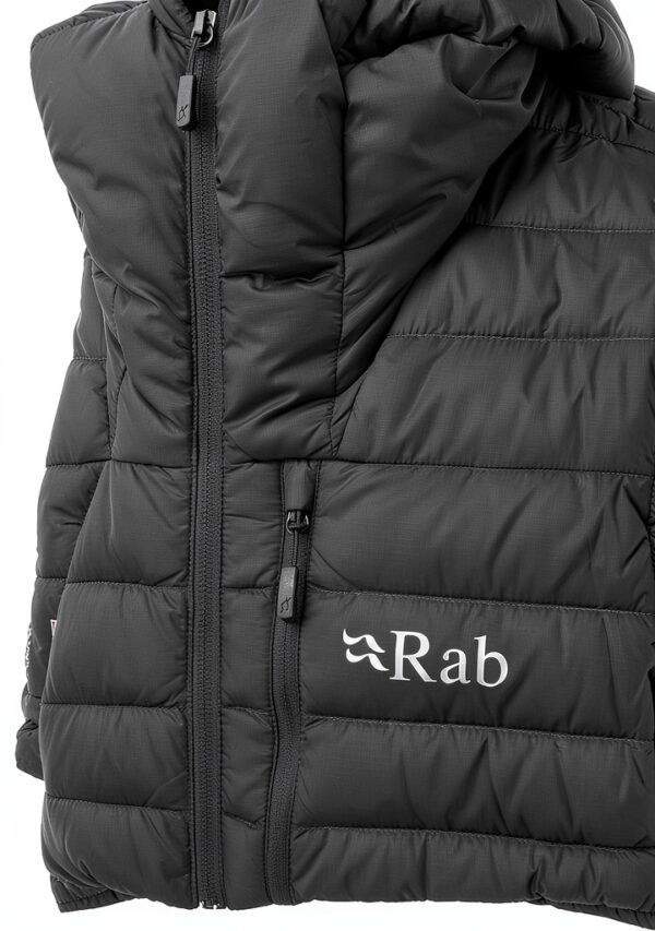 Doudoune Alpine Rab pour homme, capuche, duvet 700, noir XL-4