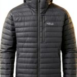 Doudoune Alpine Rab Microlight capuche homme 700 duvet noir S-0