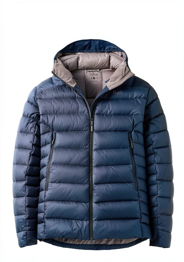 Rab Electron Pro 800-Fill Down Veste à capuche pour homme, Bleu tempête, X-Large-1